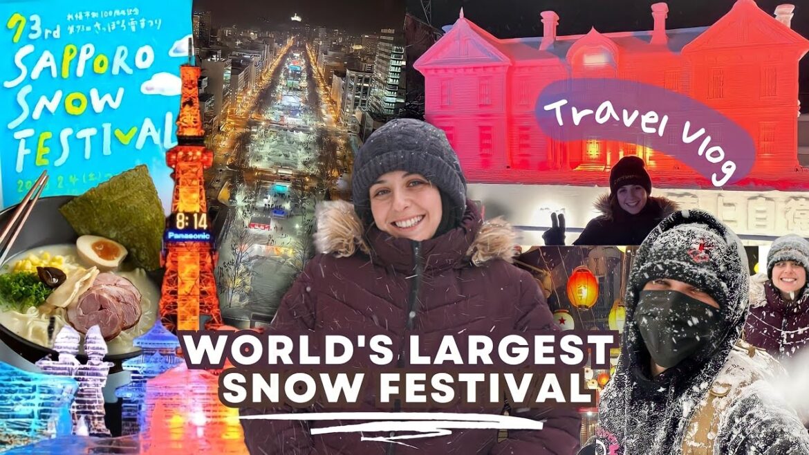 World’s Largest Snow Festival | aesthetic travel vlog | π―π΅ World's Largest Snow Festival | *aesthetic* travel vlog | π―π΅