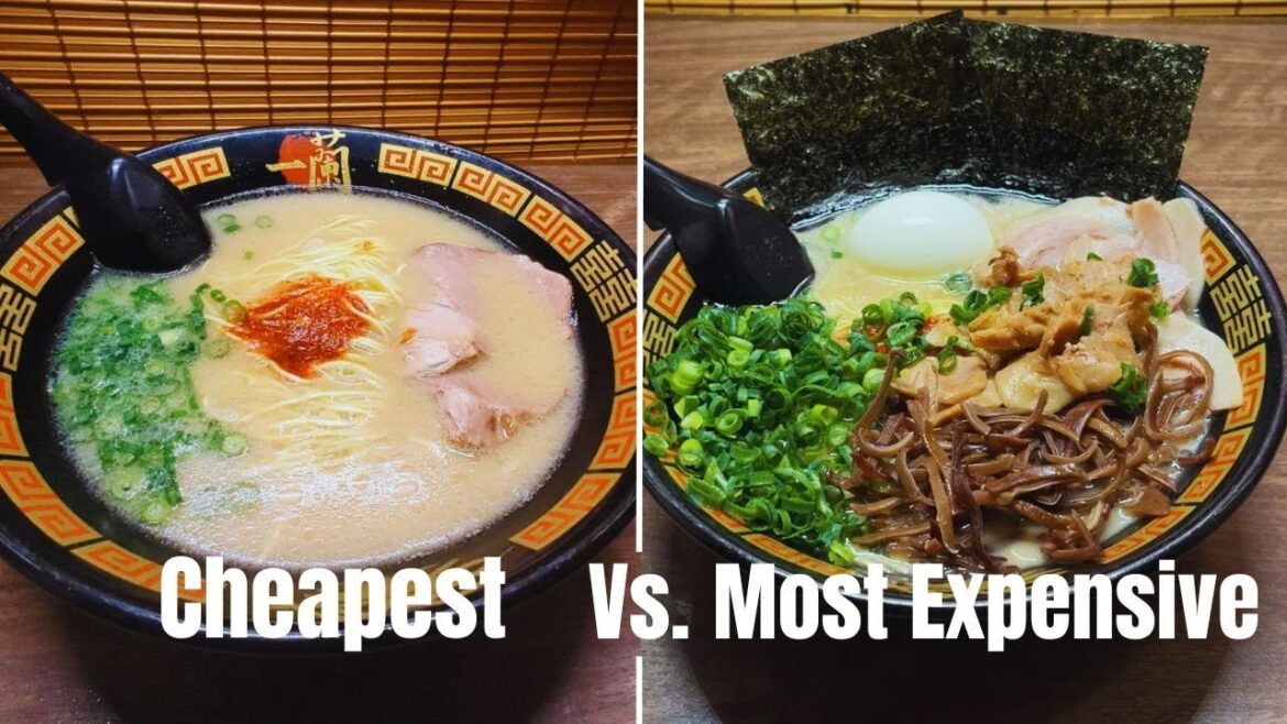 Ramen Vending Machine Restaurant ICHIRAN | Cheapest vs. Most Expensive Ramen Vending Machine Restaurant ICHIRAN | Cheapest vs. Most Expensive