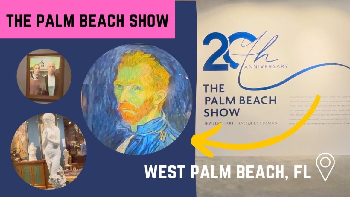 PALM BEACH SHOW Walk, February 2023. Jewelry, Art, Antiques, Design!