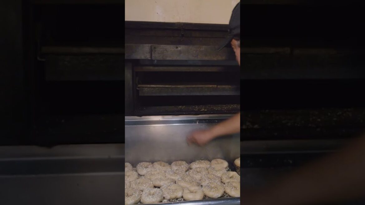 This Queens kitchen produces 1,000 bagels per hour. #baking #bagels #nyc