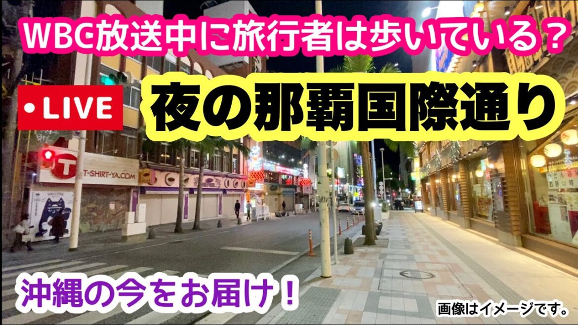 【沖縄オンライン観光】夜の那覇国際通り周辺を歩く 「沖縄旅行情報」