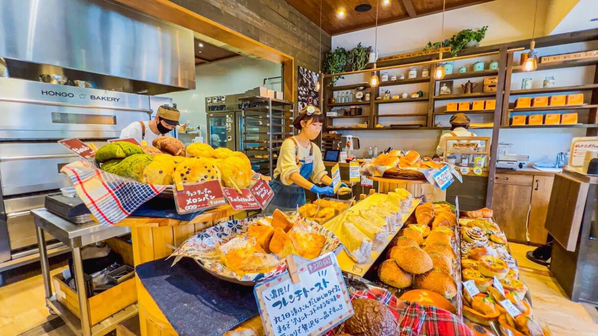 「飛ぶように売れる」パン屋さんの朝に密着！毎朝80種類以上のパンを作り上げるベーカリーがすごすぎた｜東京都「本郷ベーカリー」
