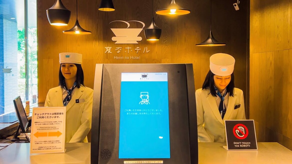 Less than $100 for Two!? World's First Robots Hotel | Henna Hotel Tokyo Ginza