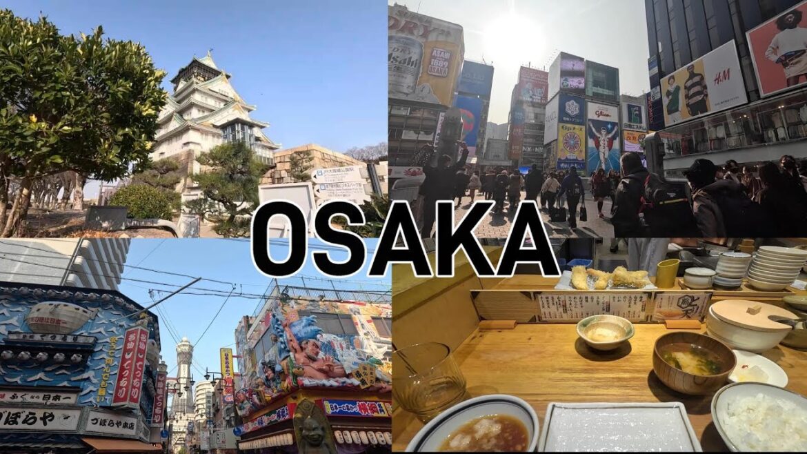 Osaka Walk-Famous Places 【Osaka Japan】