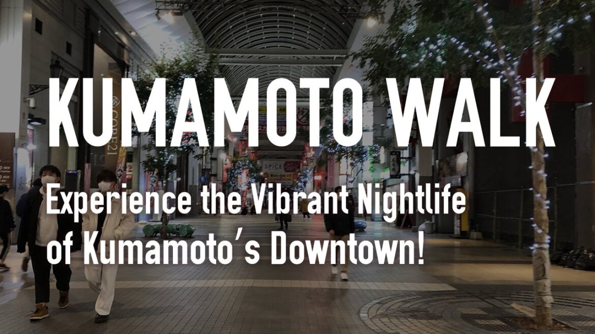 Experience the Vibrant Nightlife of Kumamoto's Downtown! #japan #asmr #walkthrough #travel