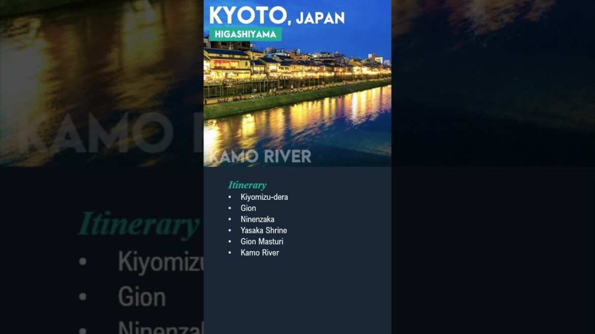 Itinerary Idea for Kyoto, Japan (Part 1) - Higashiyama