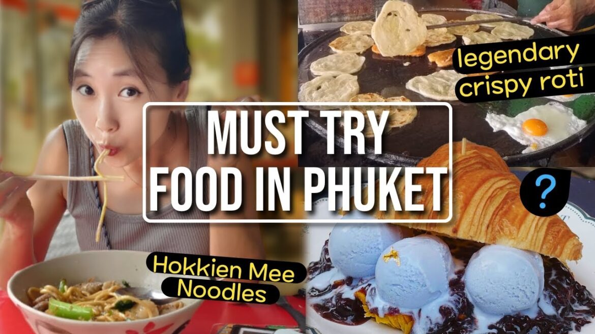 Thailand Food Paradise is Phuket 🇹🇭 Best Street Food: Cripsy Roti Canai + Hokkien Mee + Desserts
