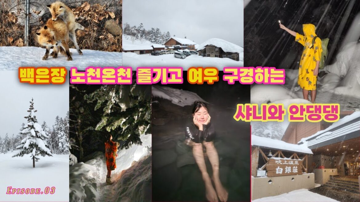 삿포로 여행에 빠질수 없는 노천 온천 - [홋카이도 여행 3편] vlog  (Hokkaido(Sapporo) travel)