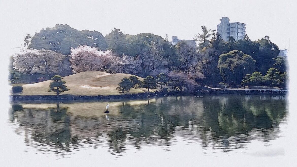 Beautiful Garden  in Japan（Kumamoto, Suizenji Jojuen Garden）4K ASMR