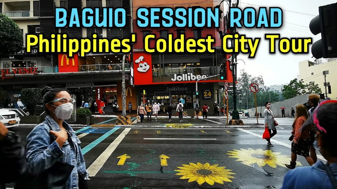 BAGUIO CITY SESSION ROAD Walking Tour |  Afternoon Walk in the Coldest City in the Philippines