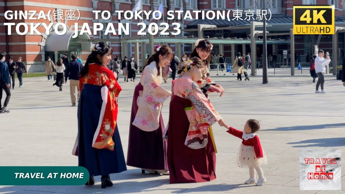 4k hdr Japan travel | Walk in Tokyo from Ginza(银座) to tokyo station | Relaxing Natural City ambience 4k hdr Japan travel | Walk in Tokyo from Ginza(银座) to tokyo station | Relaxing Natural City ambience