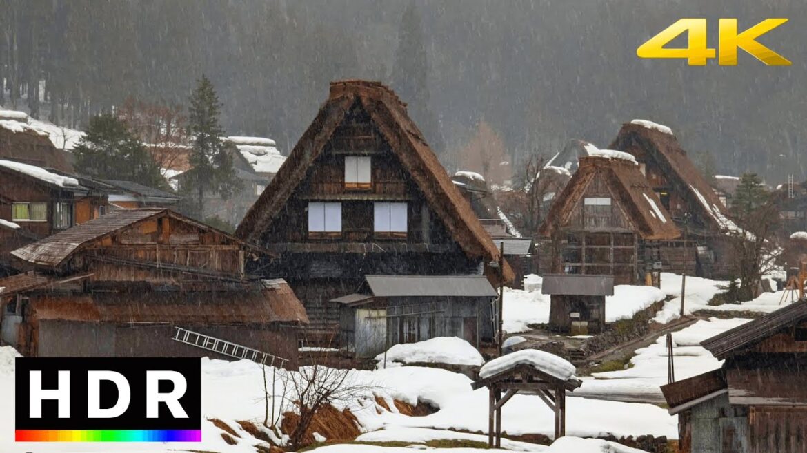 4K HDR // Japanese Mountain Village: Shirakawago – Winter 2023 4K HDR // Japanese Mountain Village: Shirakawago - Winter 2023