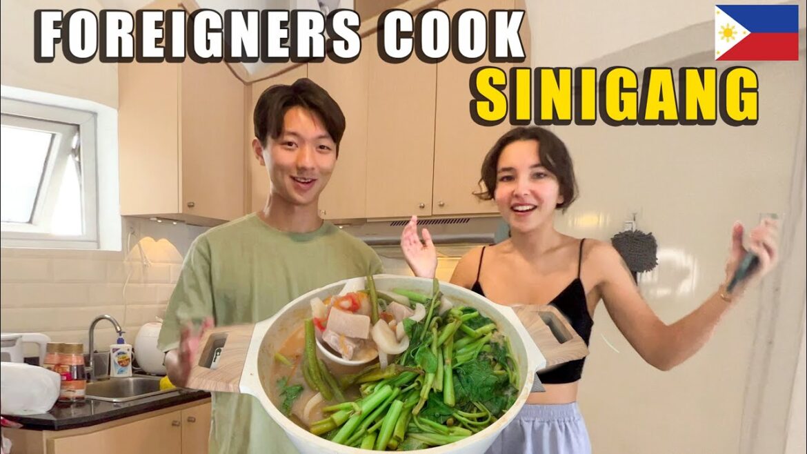 Foreigners Learn How to Cook PHILIPPINES SINIGANG 🇵🇭 The Best Soup in the World