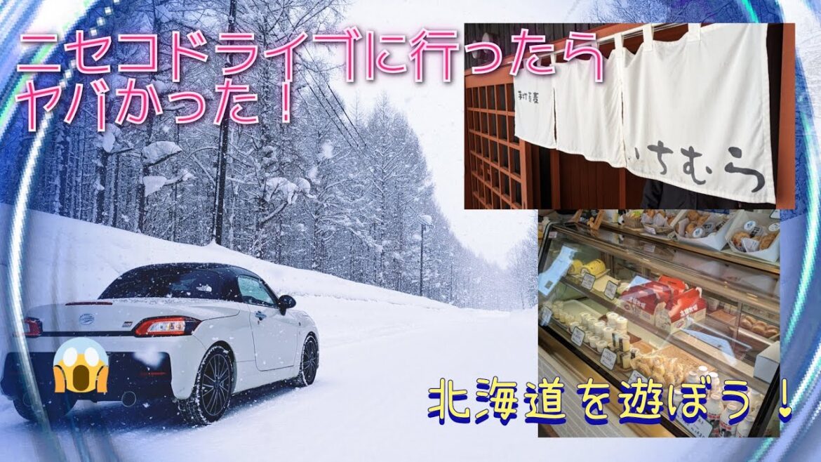 北海道を遊ぼう！ニセコドライブ、コペンで行ったらヤバかった！景色は最高！