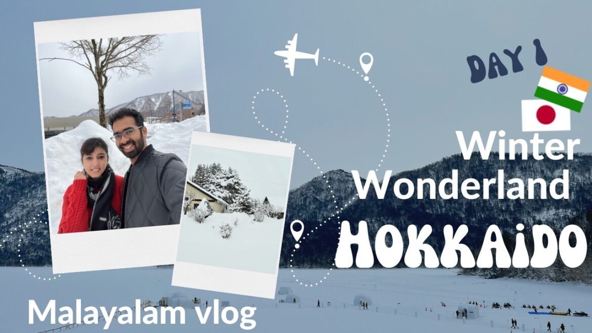 #1 Journey to Hokkaido  - Winter wonderland  ജപ്പാനിലെ മഞ്ഞു നഗരം  മലയാളംVlog with English Subtitles
