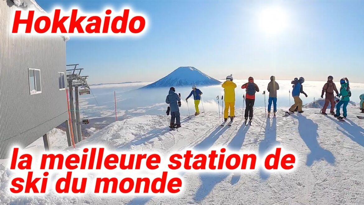 La meilleure station de ski de Hokkaido's World est à Niseko avec la meilleure poudreuse du monde!