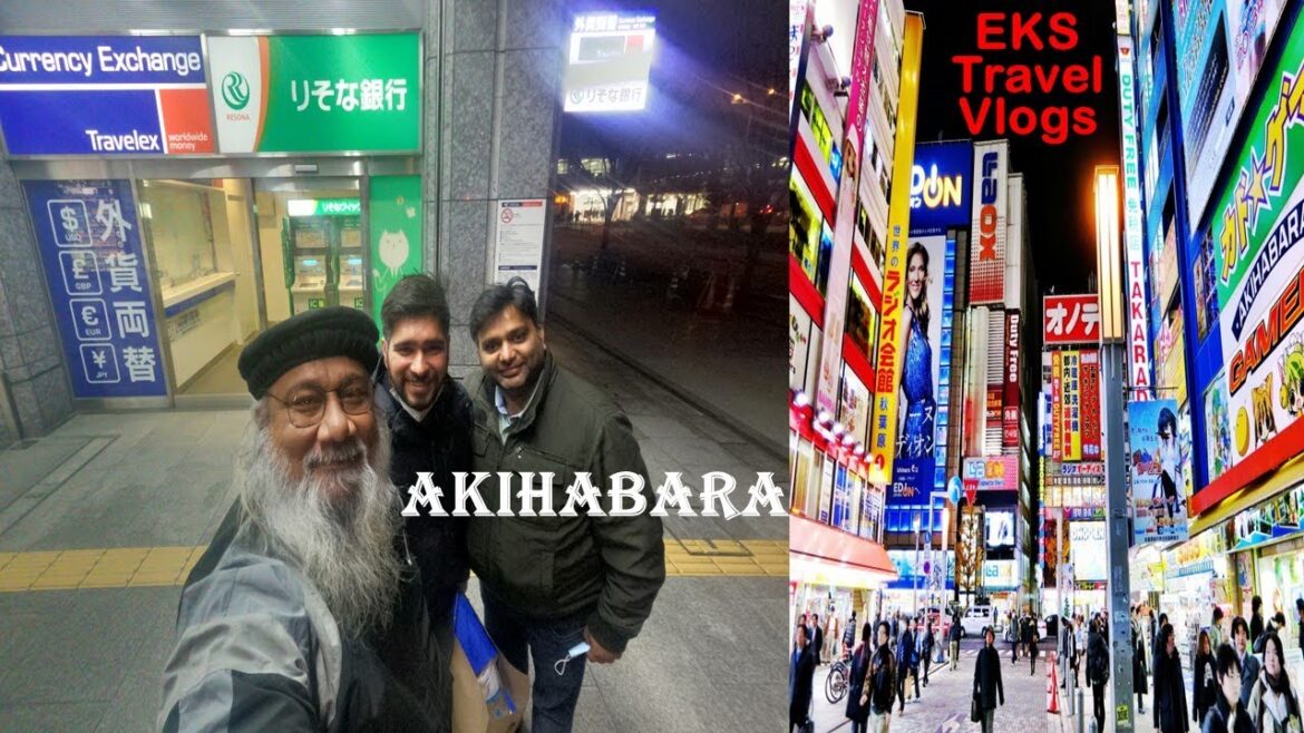 Trip of Japan, Episode # 02; One Pakistani Meets Indian Guys in AKIHABARA, Tokyo