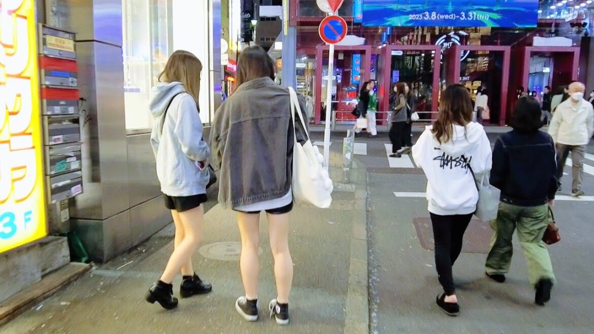 【渋谷】Shibuya Night Walk in Tokyo | 春休みの夜、にぎやかな渋谷をゆっくり散歩(渋谷ヒカリエ･渋谷SCSQ･渋谷駅･渋谷センター街･渋谷109･パルコ･渋谷横丁)