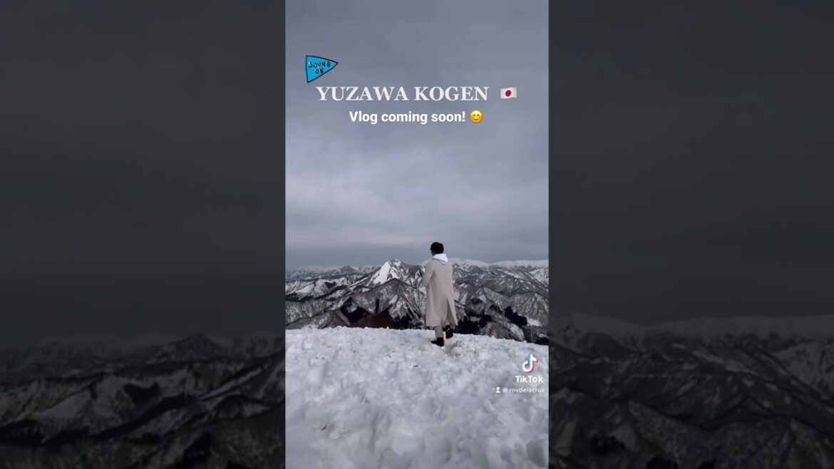 A day trip in Yuzawa Kogen Japan. #japan #osakajapan #osaka #yuzawa #japansnow