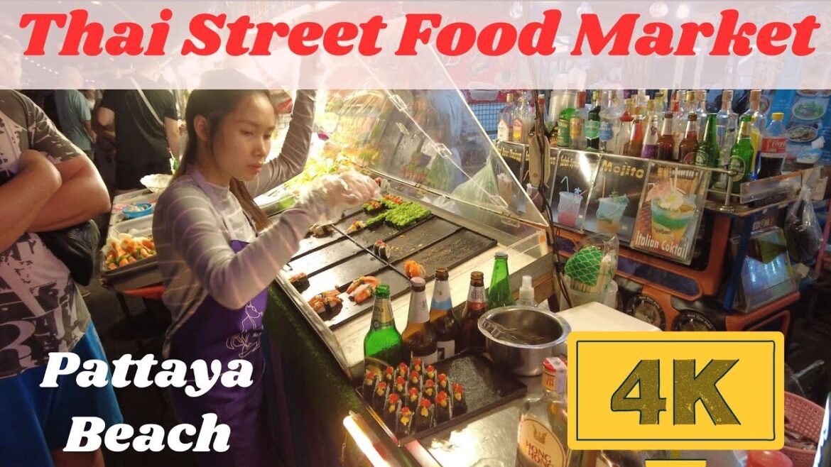 Mouth Watering Thai Street Food 😋🇹🇭 Thailand Pattaya Park Night Market