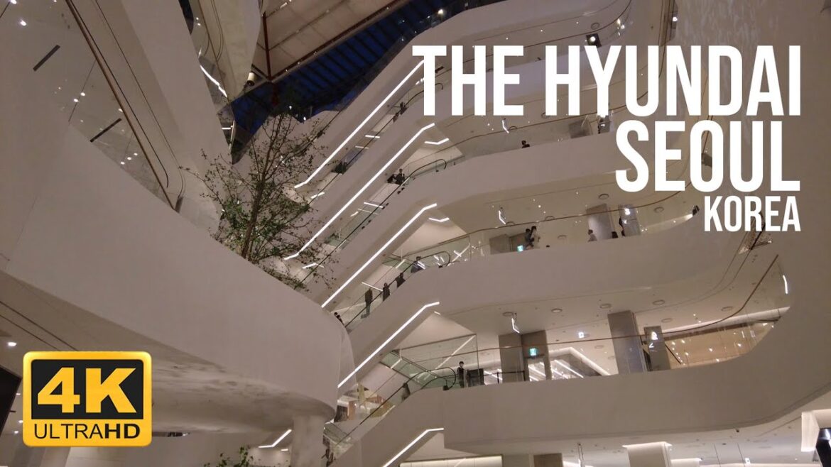 Most Trendy Shopping Destination in Seoul: The Hyundai 4K Walking Tour
