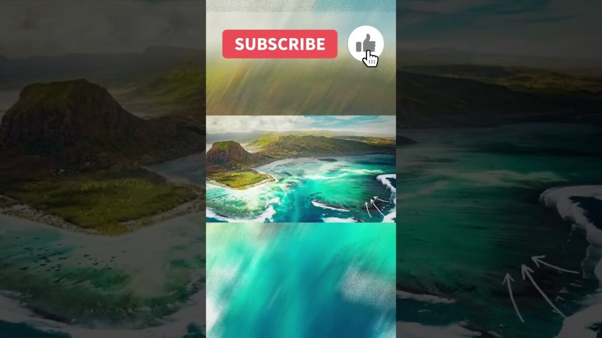 Amazing and Beautiful Places in the World. Natural and Man Made Wonders.  Underwater Waterfall