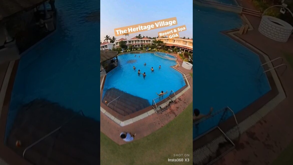The Heritage Village, Resort & Spa #insta360 #goa #insta360x3  #heritagevillage