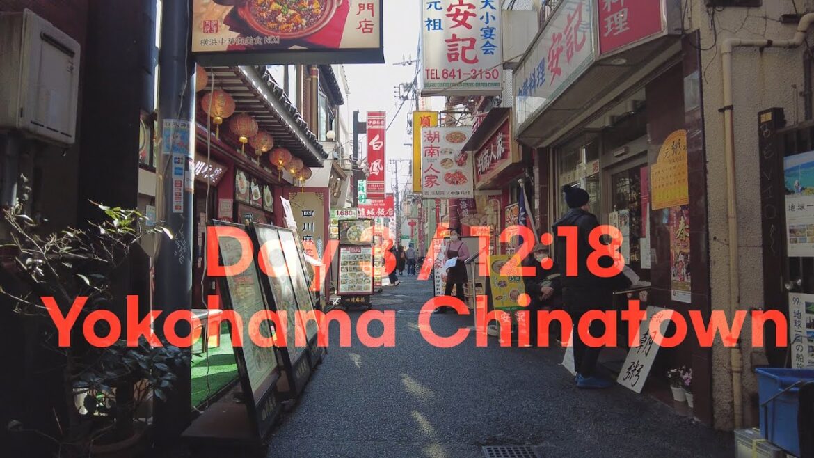 [Day 3 / 12:18] A walk through Chinatown in Yokohama, Japan | 일본 요코하마 차이나타운