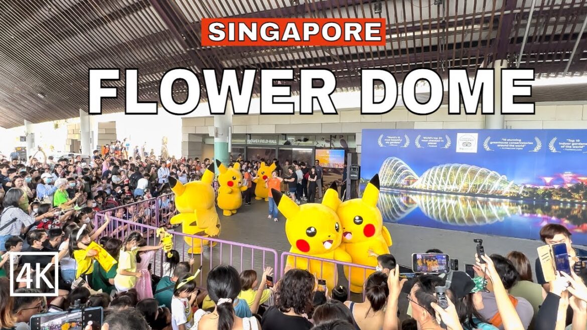 Garden By The Bay Singapore: Sakura and Pokémon Take Over Flower Dome!