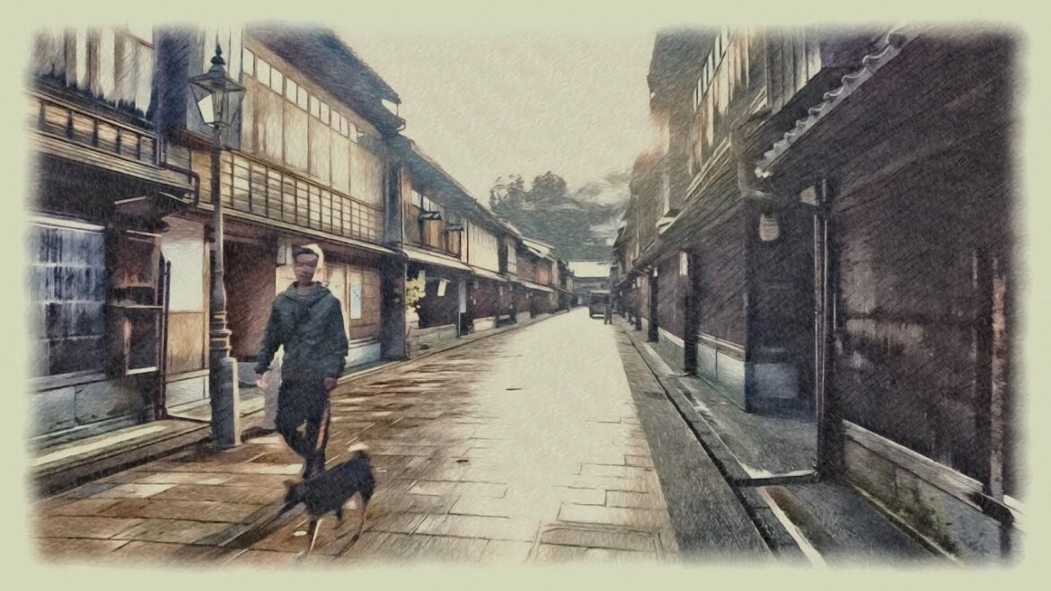 Walking Around Chaya District（Kanazawa, Japan）4K ASMR