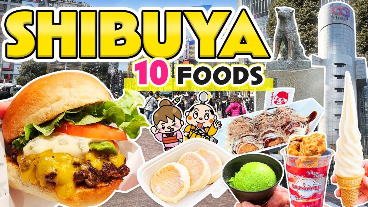 Shibuya Tokyo Street Food Tour / Japan Travel Vlog