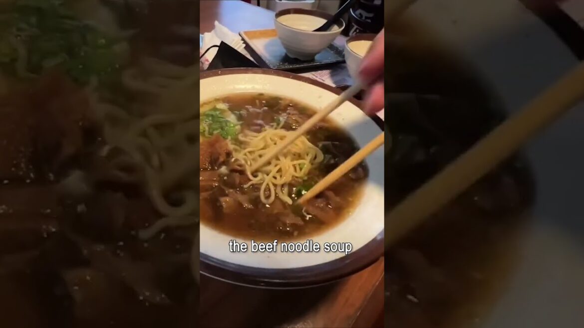 The Best beef noodle soup in Manila Philippines 🇵🇭