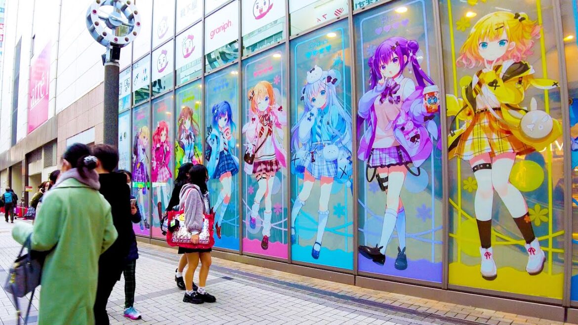 Akihabara in Tokyo 🐶🍻Pedestrian paradise ♪🎍💖4K ASMR non-stop 1 hour 04 minutes