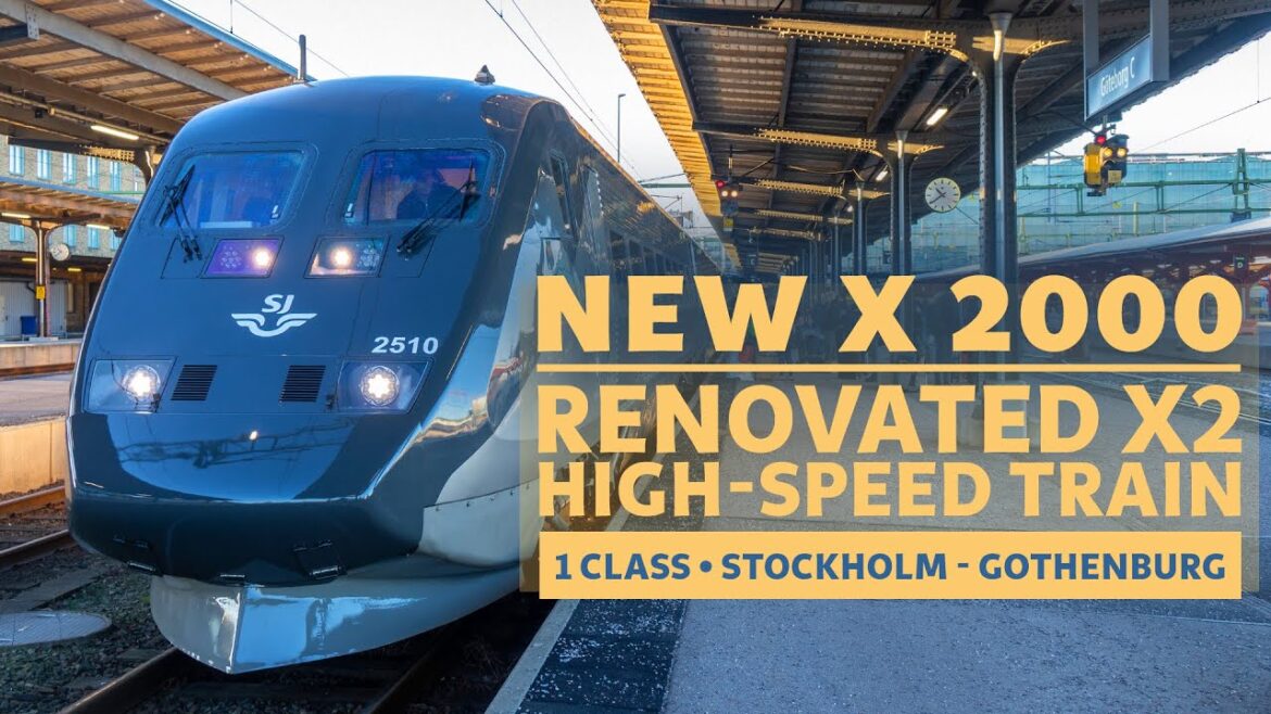 NEW SJ X 2000 | 1 CLASS | Renovated X2 high-speed train NEW SJ X 2000 | 1 CLASS | Renovated X2 high-speed train