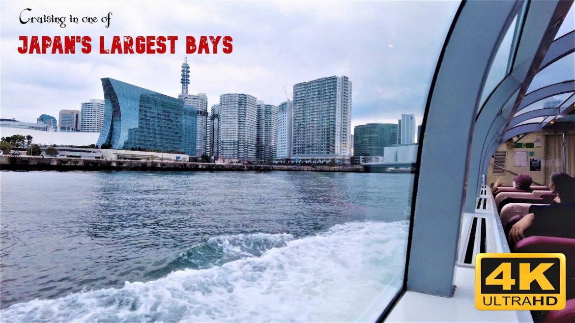 Cruising in one of Japan's Largest Bays, The Yokohama Bay tour footage by Yokohama Sea Bus (Cruise)