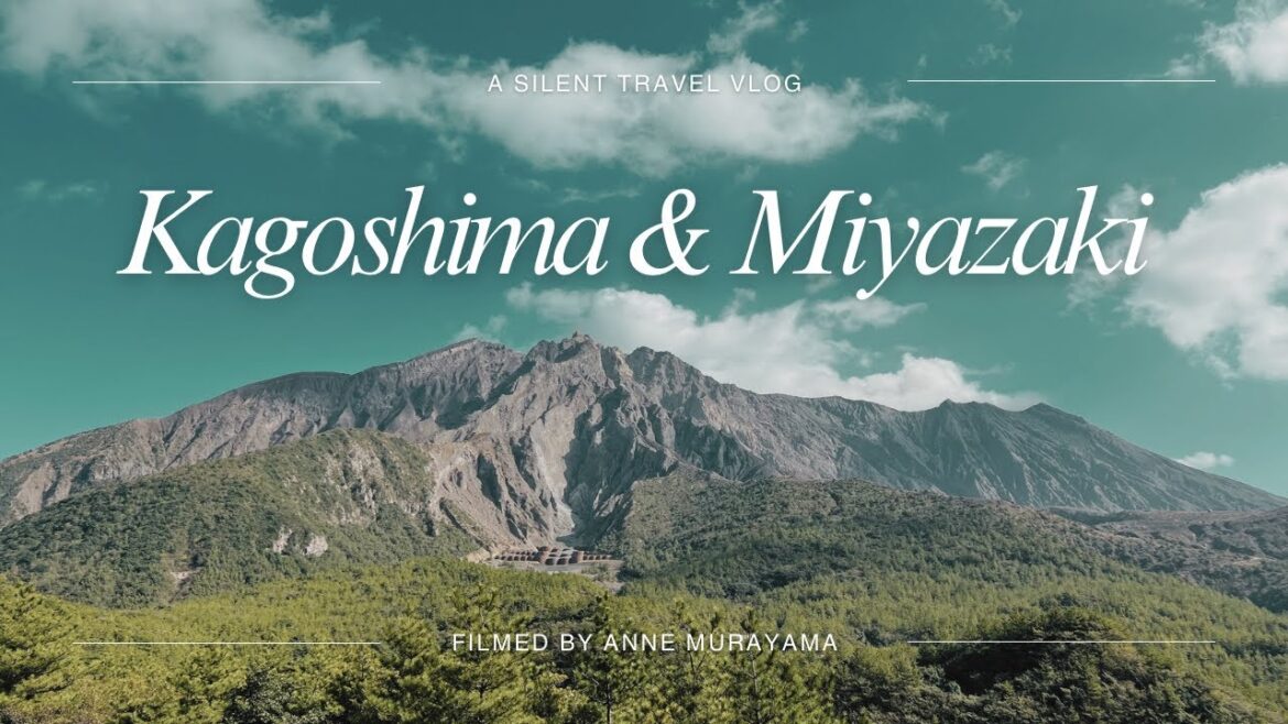 【Japan Travel | Silent Vlog】From Kagoshima 🌋 to Miyazaki 🌴 with cats 🐈 and rare Pokemon manholes 🕳️