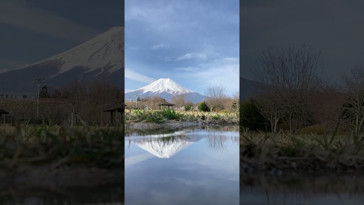 Mount Fuji Japan Mirror View