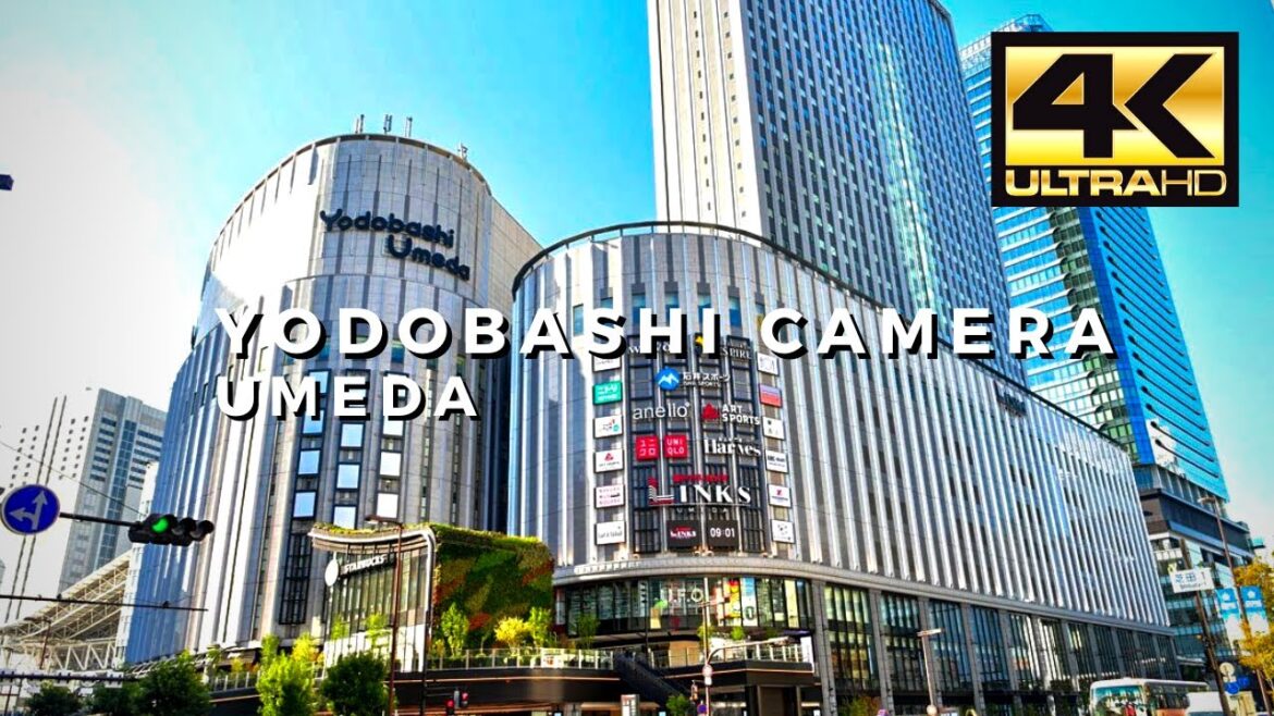 Japan walk in 4K - Yodobashi Camera shopping mall (45mins)