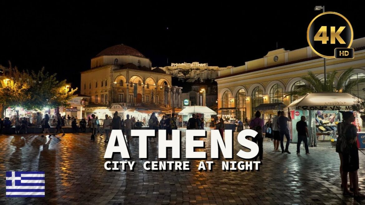 Athens City Centre at Night  2023 – Athens Walking Tour 4K  | Virtual Walk | Virtual Travel Tours 🌍 Athens City Centre at Night  2023 - Athens Walking Tour 4K  | Virtual Walk | Virtual Travel Tours 🌍