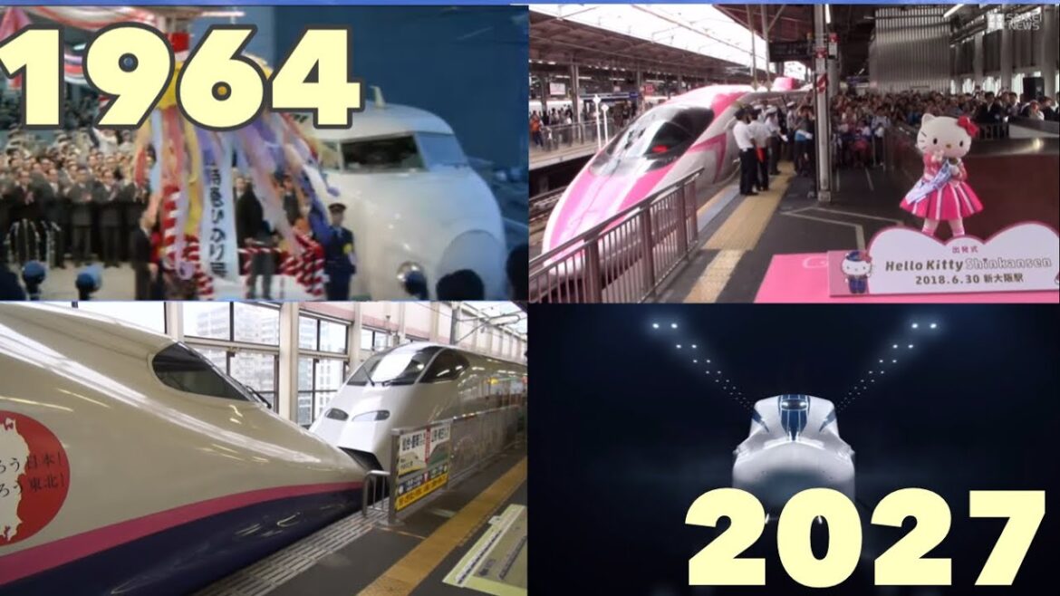 Evolution of Japan bullet train(1964-2027)