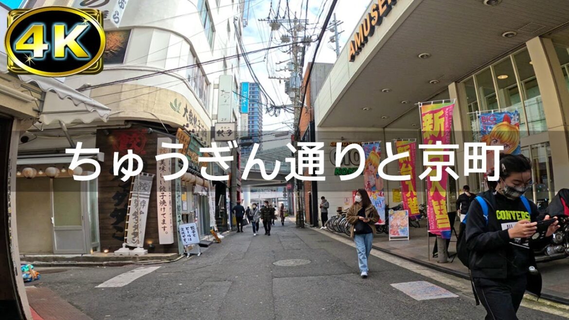 【2023年2月】ちゅうぎん通りと京町二丁目周辺を歩いてみた【4K】