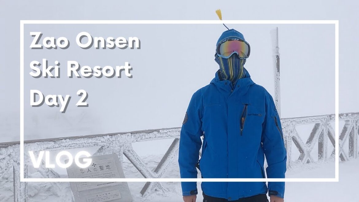 Day 2 Zao Onsen Ski Resort in Yamagata, travel vlog day in my life in Japan