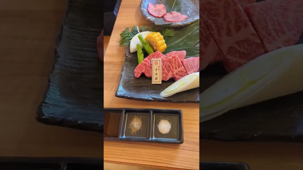 Best A5 Yakiniku spot in Kobe! #japan #streetfood  #travel #food #wagyu #anime