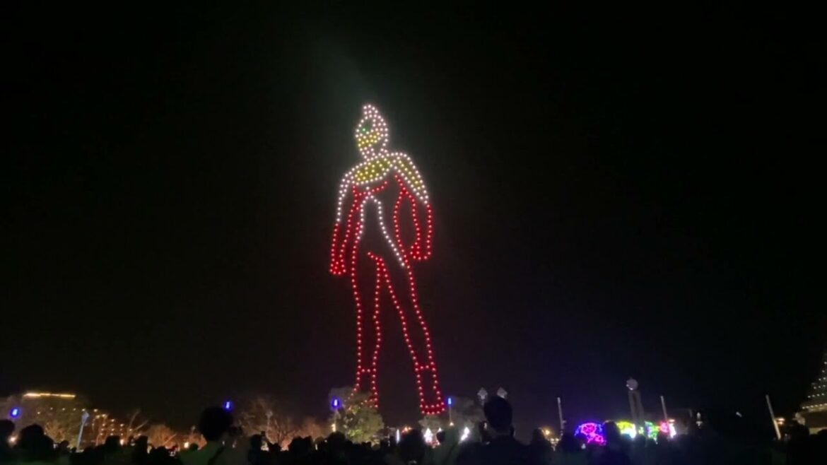 Drone Light Show 神戸メリケンパーク    [Kobe -Japan]