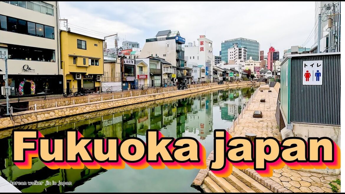 한국에서 너무 가까운 후쿠오카 텐진에서 하카타까지 그냥 걸어봤습니다
