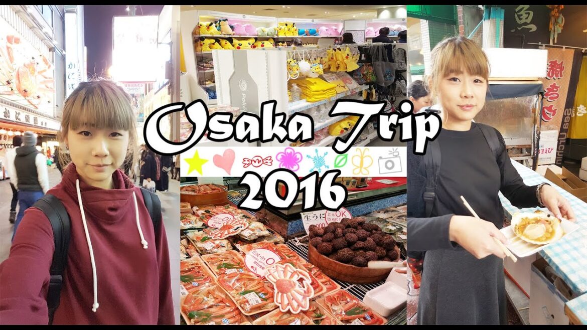 Osaka Trip 大阪之旅2016:寶可夢旗艦店、Yodobashi、黑門市場、電電城、心齋橋等|| 旅遊Vlog #6 Osaka Trip 大阪之旅2016:寶可夢旗艦店、Yodobashi、黑門市場、電電城、心齋橋等|| 旅遊Vlog #6