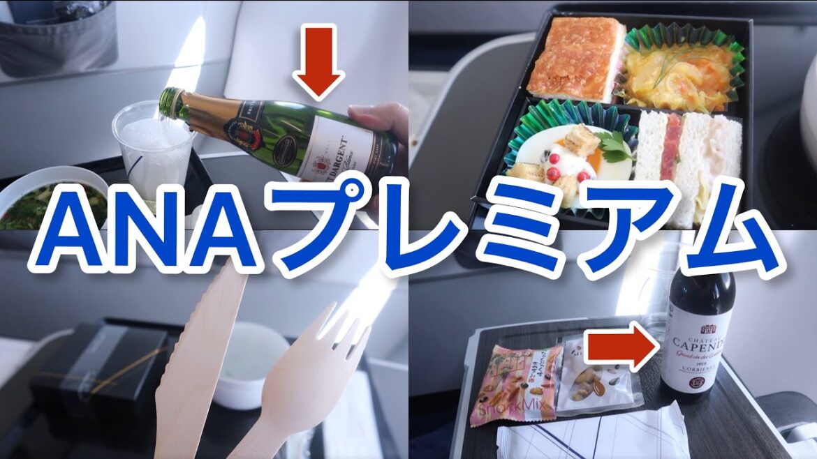 【羽田空港】無料でワインが飲み放題！？ANA プレミアムクラス  「東京 旅グルメ #4」haneda airport  tokyo trip