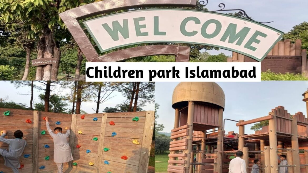 Children Play land / japanese children park Islamabad by Ray of hope with Asma