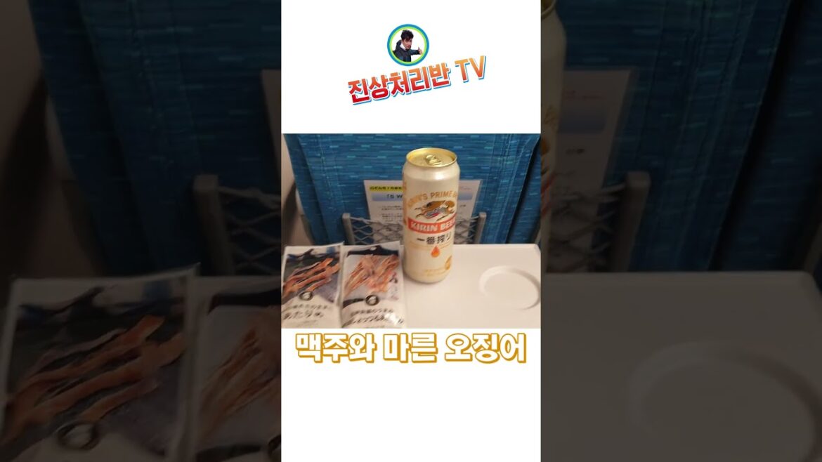 일본 초고속열차 신칸센 타고 맥주 먹방!!