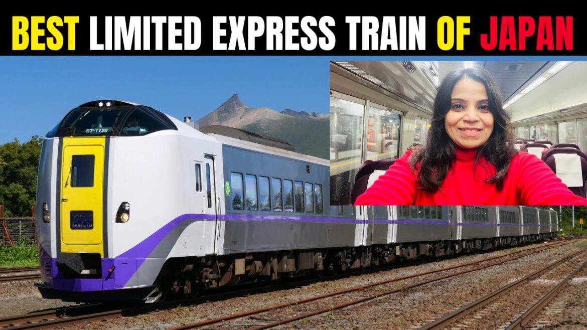 Travel in BEST LIMITED EXPRESS Train of JAPAN 🇯🇵 (Sapporo to Shin--Hakodate-Hokuto)